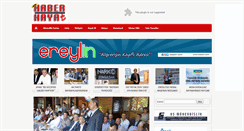 Desktop Screenshot of haberhayat.net